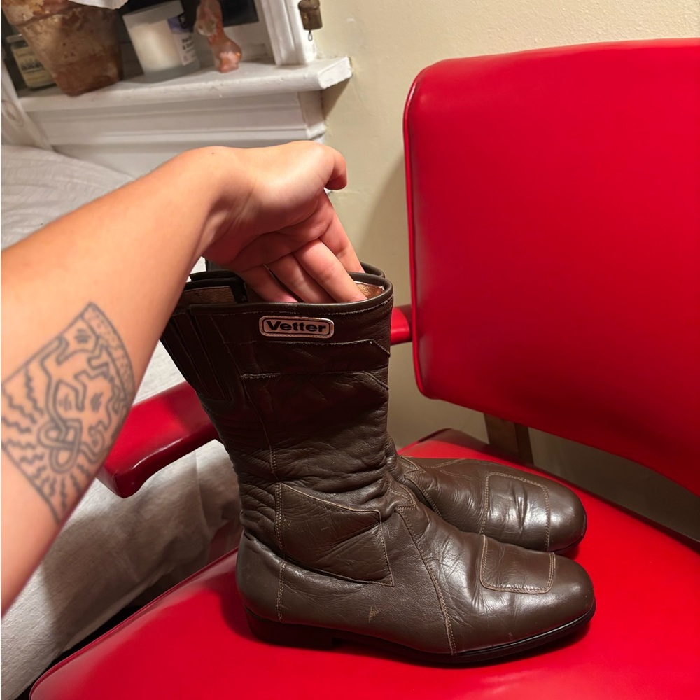 Women's Brown Leather Boots